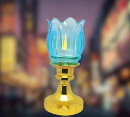 Lotus LED Tealight Oil Lamp Diya