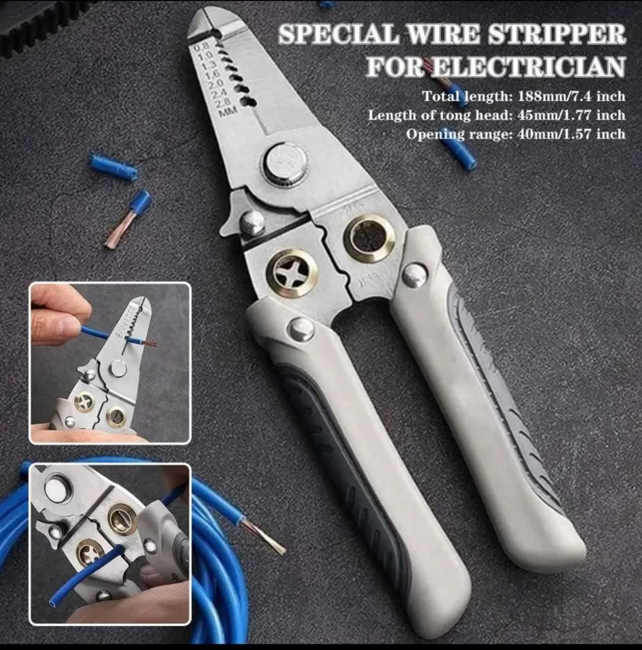 Multi-functional wire stripper & Cutter